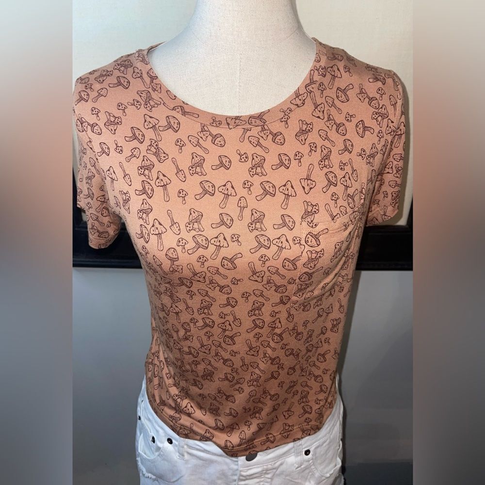 Self Esteem - Mushroom Brown Shirt XS - M402